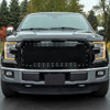 Spec-D Tuning hg-f15015jmss | SPEC-D Tuning Ford F150 Front Mesh Grille With Rivet Mesh Chrome Rivet - Glossy Black; 2015-2017 Alternate Image 8