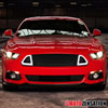 Spec-D Tuning hg-mst15bkdrl-gp | SPEC-D Tuning Ford Mustang Upper Mesh Grille With Led; 2015-2018 Alternate Image 9