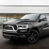 Spec-D Tuning hg-ram1915c-rb-gl | SPEC-D Tuning Dodge Ram 1500 Chrome Grille With Glossy Black Mesh; 2019-2022 Alternate Image 9