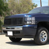 Spec-D Tuning hg-siv07bbvt | SPEC-D Tuning Chevrolet Silverado Matte Black Vertical Grille; 2007-2013 Alternate Image 9