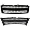 Spec-D Tuning hg-siv99jm-v2-rs | SPEC-D Tuning Chevrolet Silverado Grill - Black; 1999-2002 Alternate Image 1