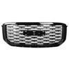 Spec-D Tuning hg-yuk15jm-v2-gl | SPEC-D Tuning GMC Yukon Glossy Black Mesh Style Grille; 2015-2018 Alternate Image 6