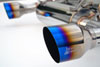 Invidia HS02N3ZGIT | 350z Gemini Single Layer Titanium Tips Cat-Back Exhaust System; 2002-2008 Alternate Image 1