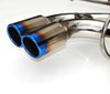 Invidia HS05GF5G3T | Golf Gen. 5 Gti Q300 Rolled Titanium Tip Cat-Back Exhaust System; 2005-2008 Alternate Image 1