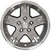 OE Wheels jp03-15080-5450-25hbm | 15 Replica Wheel JP03 Jeep Wrangler Rim 15x8 Hyper Wheel Jeep Wrangler 1987-2006; 1987-2006 Alternate Image 1