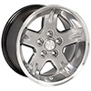 OE Wheels jp03-15080-5450-25hbm | 15 Replica Wheel JP03 Jeep Wrangler Rim 15x8 Hyper Wheel Jeep Wrangler 1987-2006; 1987-2006 Alternate Image 2