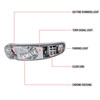 Spec-D Tuning lb-den00-tm | SPEC-D Tuning GMC Yukon Denali Bumper Light Chrome Housing; 2000-2005 Alternate Image 6