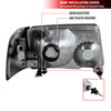 Spec-D Tuning LCLH-RAN01G-RS | Ford Ranger Smoke Euro Headlight With Corner; 2001-2011 Alternate Image 7