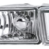 Spec-D Tuning LF-GLF93-TM | Volkswagen Jetta Oem Style Fog Light Clear; 1993-1998 Alternate Image 2