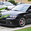 Spec-D Tuning LF-MZ3074COEM-HZ | Mazda 3 Fog Light Kit Clear Lens With Wiring; 2007-2008 Alternate Image 9