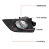 Spec-D Tuning lf-vsa12coem-hz | SPEC-D Tuning Nissan Versa Clear Lens Fog Light; 2012-2014 Alternate Image 8