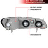 Spec-D Tuning LH-ACD98JM-RS | Honda Accord Crystal Housing Headlights Black; 1998-2002 Alternate Image 8