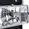 Spec-D Tuning LH-C1088-RS | Chevrolet C10 Crystal Housing Headlights Chrome; 1988-1998 Alternate Image 3