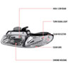 Spec-D Tuning LH-CAR96-RS | Dodge Caravan Euro Headlights Chrome Housing; 1996-1996 Alternate Image 8