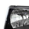 Spec-D Tuning LH-ECON92JM-ABM | Ford Econoline Euro Headlight Black Housing; 1992-2006 Alternate Image 1