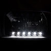 Spec-D Tuning LH-F25099JM-RS | Ford F250 Led Headlight Black Housing; 1999-2004 Alternate Image 1