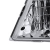 Spec-D Tuning LH-RAN98-ABM | Ford Ranger Euro Headlight Chrome Housing; 1998-2001 Alternate Image 4