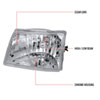 Spec-D Tuning LH-RAN98-ABM | Ford Ranger Euro Headlight Chrome Housing; 1998-2001 Alternate Image 7