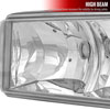 Spec-D Tuning LH-S1098-RS | Chevrolet S10/Blazer Chrome Housing Headlights; 1998-2004 Alternate Image 2