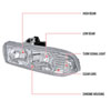 Spec-D Tuning LH-S1098-RS | Chevrolet S10/Blazer Chrome Housing Headlights; 1998-2004 Alternate Image 7