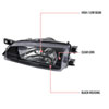 Spec-D Tuning LH-WRX97JM-RS | Subaru Impreza Crystal Housing Headlights Black; 1995-2001 Alternate Image 8