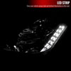 Spec-D Tuning LHP-350Z03-RS | Nissan 350z Projector Headlights Chrome Housing; 2003-2005 Alternate Image 1