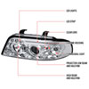 Spec-D Tuning LHP-A400-TM | Spec-D Audi A4 Projector Headlights; 2000-2001 Alternate Image 7