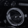 Spec-D Tuning LHP-A496G-TM | Audi A4 Projector Headlight Gloss Black Housing Smoke Lens; 1996-1999 Alternate Image 3