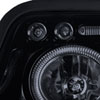 Spec-D Tuning LHP-A496G-TM | Audi A4 Projector Headlight Gloss Black Housing Smoke Lens; 1996-1999 Alternate Image 4