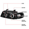 Spec-D Tuning LHP-A496JM-TM | Spec-D Audi A4 Projector Headlights; 1996-1999 Alternate Image 7