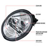 Spec-D Tuning LHP-BEE98-TM | Spec-D Vw Beetle Projector Headlights; 1998-2005 Alternate Image 6