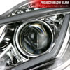 Spec-D Tuning lhp-bw20301-tm | SPEC-D Tuning Mercedes C-Class Projector Headlights - Chrome For Factory Halogen Model; 2001-2007 Alternate Image 2