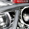 Spec-D Tuning lhp-bw20301-tm | SPEC-D Tuning Mercedes C-Class Projector Headlights - Chrome For Factory Halogen Model; 2001-2007 Alternate Image 4