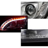 Spec-D Tuning LHP-BW22000-TM | Mercedes Benz W220 Projector Headlight Chrome- Not Compatible With Factory Xenon; 1998-2006 Alternate Image 1