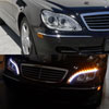 Spec-D Tuning LHP-BW22000-TM | Mercedes Benz W220 Projector Headlight Chrome- Not Compatible With Factory Xenon; 1998-2006 Alternate Image 3