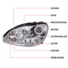 Spec-D Tuning LHP-BW22000-V2-APC | Mercedes Benz W220 S-Class Projector Headlights - Chrome; 2000-2006 Alternate Image 7