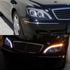 Spec-D Tuning LHP-BW22000JM-TM | Mercedes Benz W220 Projector Headlight Black Housing; 1998-2006 Alternate Image 3