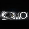 Spec-D Tuning LHP-C1088-RS | Chevrolet C10 Halo Projector Headlights With Led Chrome; 1988-1998 Alternate Image 1