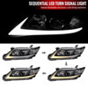 Spec-D Tuning lhp-cam10jm-vd | SPEC-D Tuning Toyota Camry LED Projector Headlights With Matte Black Housing & Clear Lens; 2009-2011 Alternate Image 1