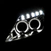 Spec-D Tuning LHP-CEL00-TM | Toyota Celica Halo Led Projector Chrome; 2000-2005 Alternate Image 1