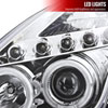 Spec-D Tuning LHP-CEL00-TM | Toyota Celica Halo Led Projector Chrome; 2000-2005 Alternate Image 4