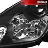 Spec-D Tuning lhp-cel00jm-abm | SPEC-D Tuning Toyota Celica Halo Projector Headlight Black Housing; 2000-2005 Alternate Image 2