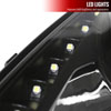 Spec-D Tuning lhp-cel00jm-rs | SPEC-D Tuning Toyota Celica Projector Headlight Black With LED Drl; 2000-2005 Alternate Image 5