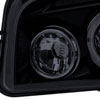 Spec-D Tuning LHP-CHG05G-TM | Dodge Charger Projector Headlight Gloss Black Housing Smoke Lens; 2005-2010 Alternate Image 6