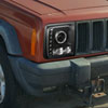 Spec-D Tuning LHP-CHKE97JM-RS | Jeep Cherokee Halo Projector Headlight With Led Black; 1997-2001 Alternate Image 9