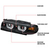 Spec-D Tuning LHP-E3895JM-TM | Bmw E87 Halo Projector Headlight - Black; 1995-2001 Alternate Image 7