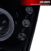 Spec-D Tuning LHP-FUS06G-TM | Ford Fusion Projector Headlight Gloss Black Housing Smoke Lens; 2006-2009 Alternate Image 4