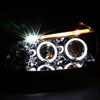 Spec-D Tuning LHP-GLF05-TM | Volkswagen Golf Halo Led Projector Chrome; 2006-2008 Alternate Image 1