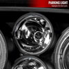 Spec-D Tuning LHP-GLF92JM-TM | Volkswagen Golf Halo Projector Headlight Black Housing; 1993-1998 Alternate Image 4