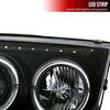 Spec-D Tuning LHP-JET99JM-RS | Volkswagen Jetta Projector Headlight Black Housing; 1999-2004 Alternate Image 5